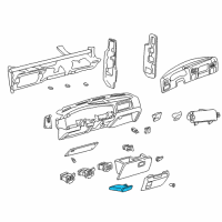 OEM 2005 Ford Excursion Cup Holder Diagram - 5C3Z-2513560-CAB