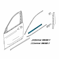 OEM 2018 BMW X1 Channel Sealing, Inside, Door, Front Left Diagram - 51-33-7-349-639