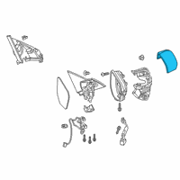 OEM 2016 Honda Civic Skullcap R (Cosmic Blue Metallic) Diagram - 76201-TBA-A11ZH