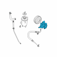 OEM Ford Ranger Power Steering Pump Diagram - 9L5Z-3A674-BRM