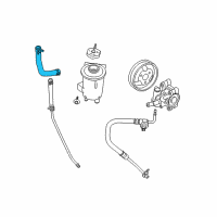 OEM 2007 Ford Ranger Reservoir Hose Diagram - 5L5Z-3691-AA