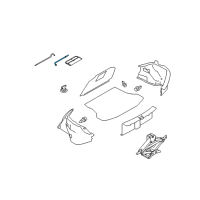 OEM 2010 Nissan Versa Wrench-Wheel Nut Diagram - 99545-2B501