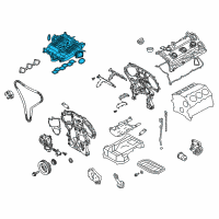 OEM 2009 Nissan 370Z Gasket-Manifold To Cylinder Head Diagram - 14035-JP00A