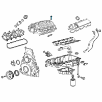 OEM 2018 Chevrolet Silverado 1500 Intake Manifold Bolt Diagram - 11610472