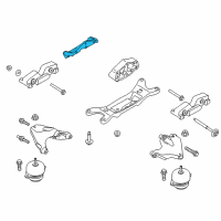 OEM 2017 Ford Mustang Bracket Diagram - FR3Z-6028-B