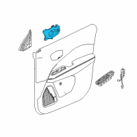 OEM Jeep Compass Handle-Inside Release Diagram - 6ER82PS4AB