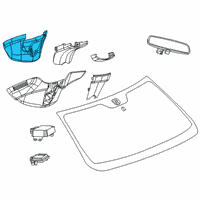 OEM 2021 Ram 2500 Mirror Diagram - 6PA22TX7AB