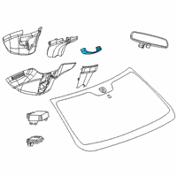 OEM 2019 Ram 2500 Mirror Diagram - 6PA24TX7AB