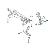 OEM 2014 Ford Fiesta Lower Control Arm Mount Bolt Diagram - -W709618-S442