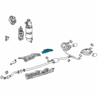 OEM 2019 Honda CR-V Plate B, FR. Floor Baffle (Upper) Diagram - 74630-TLB-A00
