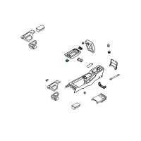 OEM 2001 Infiniti QX4 Lock-Console Diagram - 96928-0W000