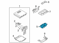 OEM 2022 Ford F-150 HOLDER - CUP Diagram - ML3Z-1513562-DB