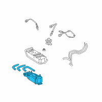 OEM Toyota Vapor Canister Diagram - 77740-17051