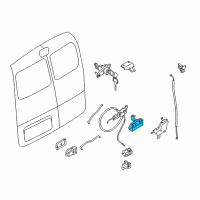 OEM Chevrolet City Express Handle, Outside Diagram - 19316978