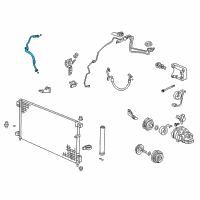 OEM Acura TL Hose, Suction Diagram - 80311-SEP-A03