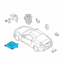 OEM 2015 Scion FR-S Center Sensor Diagram - SU003-04928