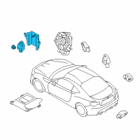 OEM 2013 Scion FR-S Front Sensor Diagram - SU003-03419