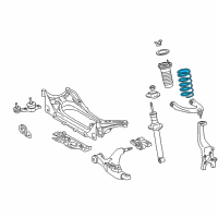 OEM Lexus Spring, Coil, Front Diagram - 48131-53460