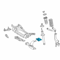 OEM 2014 Lexus IS F Bracket Sub-Assembly, Lower Arm Diagram - 48075-53020