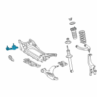 OEM 2010 Lexus IS350 Front Lower Suspension Ball Joint Assembly, Left Diagram - 43340-39505