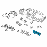 OEM Honda Civic Case Set (Dark Steel) Diagram - 79603-TBA-A32ZB