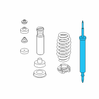 OEM 2009 BMW 328i Rear Shock Absorber Diagram - 33-52-6-780-077