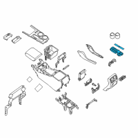 OEM 2013 Nissan Pathfinder Indicator-Torque Converter Diagram - 96940-3KA1A