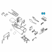 OEM 2016 Nissan Pathfinder Holder Assembly Cup Diagram - 68431-3KA0A