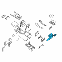 OEM 2019 Nissan Pathfinder FINISHER Console Diagram - 96931-3KA4A