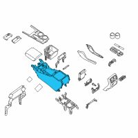 OEM 2014 Nissan Pathfinder Body-Console Diagram - 96911-3KA1A