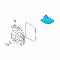 OEM 2018 Hyundai Sonata Valve Body Oil Filter Assembly Diagram - 46321-3D600