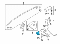 OEM 2009 Infiniti EX35 Sensor-Side Air Bag Diagram - K8830-JY00A