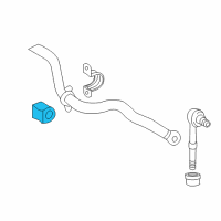 OEM 2016 Toyota RAV4 Stabilizer Bar Bushing Diagram - 48818-48100