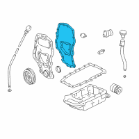 OEM Buick Skylark Front Cover Gasket Diagram - 24575243