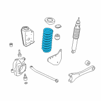 OEM Ford F-250 Super Duty Coil Spring Diagram - 5C3Z-5310-DA