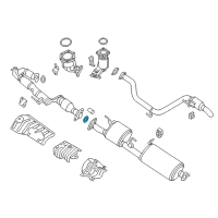 OEM Infiniti QX60 Bearing Seal, Exhaust Joint Diagram - 20695-1JA0A