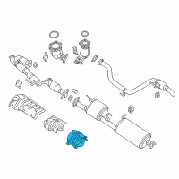 OEM Infiniti JX35 INSULATOR Heat FFLR Diagram - 74753-3JA0A