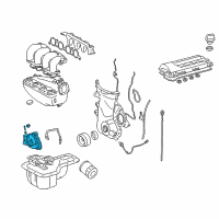 OEM 2005 Toyota Corolla Oil Pump Diagram - 15100-88600