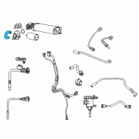 OEM 2011 Dodge Charger Hose-CANISTER To Filter Diagram - 4578654AA