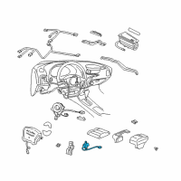 OEM 1992 Honda Civic Sensor Assy., SRS Dash Diagram - 06771-SM5-A81