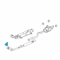 OEM 2009 Chevrolet HHR Converter & Pipe Gasket Diagram - 15235773