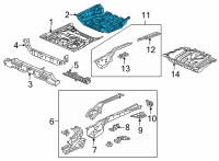 OEM 2022 Honda CR-V PAN COMP, SPARE TIRE Diagram - 65550-TPG-A00ZZ