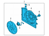 OEM Hyundai Kona Electric BLOWER ASSY Diagram - 25380-J9900