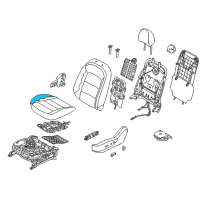 OEM 2016 Kia Forte Pad Assembly-Front Seat Cushion Diagram - 88150A7090