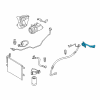 OEM 2010 BMW X3 Aluminium Double Pipe Diagram - 64-50-3-455-918