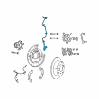 OEM Chrysler Sebring Sensor-Anti-Lock Brakes Diagram - 56029338AD