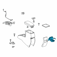 OEM Scion Cup Holder Diagram - 55604-12070-B0