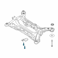 OEM Lincoln Bracket Bolt Diagram - -W708745-S439