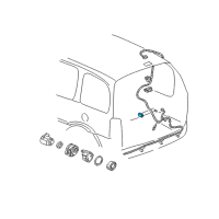 OEM Chevrolet Venture Rear Object Alarm Module Diagram - 10333593