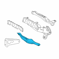 OEM 2021 Toyota Corolla Lower Shield Diagram - 17168-0T130